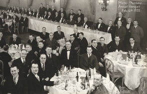 Master plumbers' banquet, 1935